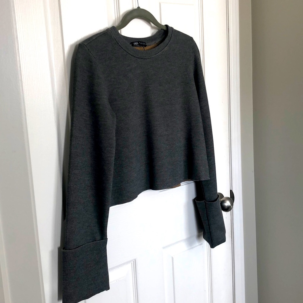 Grey Zara Crop Top